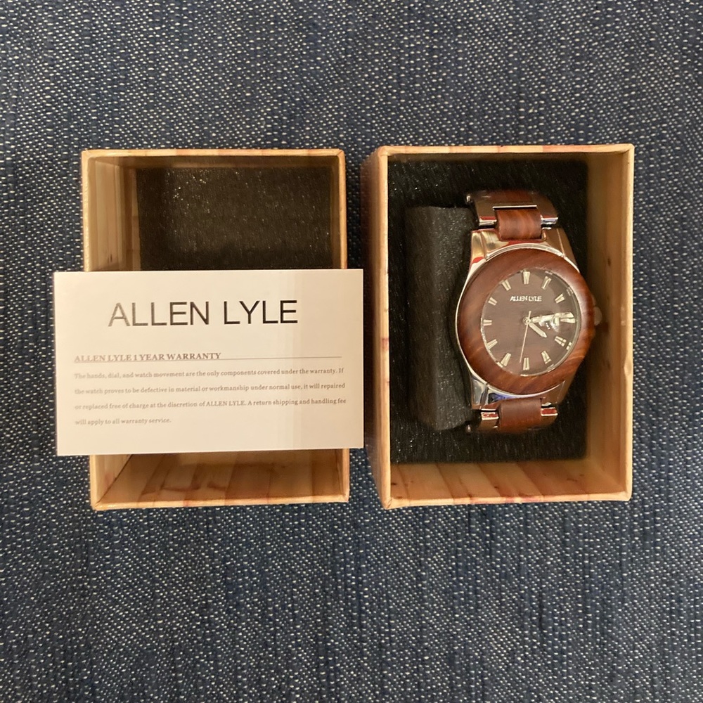 Allen Lyle Wooden Watch
